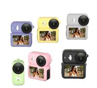 Étui en Silicone caméra pour DJI Osmo Nano Étui de Protection Souple Antichoc et Anti-Chute avec Protection intégrale, Cache-Objectif et Cordon pour caméra d'action Nano (Noir)