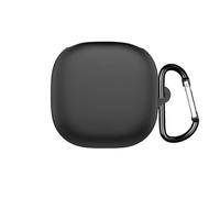Étui en Silicone Casque pour SHOKZ OpenFit 2+ T921, étui de Protection Antichoc et Anti-poussière Étui de Protection Souple et Flexible résistant aux Rayures avec Mousqueton (Noir)