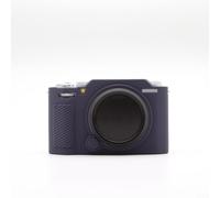 Étui en silicone compatible avec Fujifilm X-M5 | Coque de protection anti-rayures et antichoc avec texture antidérapante | Housse légère et douce pour la photographie (bleu foncé)