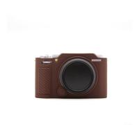 Étui en silicone compatible avec Fujifilm X-M5 | Coque de protection anti-rayures et antichoc avec texture antidérapante | Housse légère et douce pour la photographie (marron)