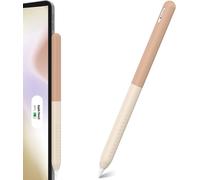 Étui En Silicone Compatible Avec L`Apple Pencil 2e Génération Et Apple Pencil Pro Étui De Protection Pour Apple Pencil 2e Génération Et Apple Pencil Pro (Brun)[Sty9131038]