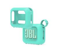 Étui en Silicone Compatible avec l'enceinte Bluetooth Portable JBL GO4. Sa matière en Silicone Souple épouse Parfaitement Les Contours de l'enceinte. Plusieurs Couleurs Disponibles