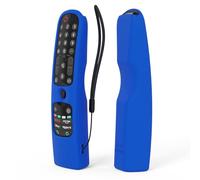 Étui en silicone compatible avec LG Télécommande MR25 Go MR24GN MR24GA MR23GN MR23GA MR22GN MR22GA MR21GA MR21GC, coque pour télécommande LG, coque pour TV 2025/2024/2023/2022/2021(bleu)