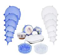 Étui en silicone Couvre-aliments extensibles Couvercles de différentes tailles Couvercles de bol en silicone extensible durable réutilisable Couvre-aliments Couvercle de tasse de bol de pot