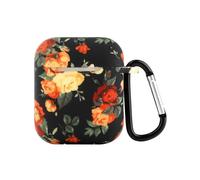 Étui en silicone créatif avec motif de fleur compatible avec Apple Airpods 2nd Generation/ Airpods 1