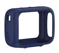 Étui en silicone discret pour haut-parleur JBL Go5 prenant en charge un placement stable sur des surfaces planes et une prise en main sûre (bleu)