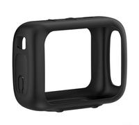 Étui en silicone discret pour haut-parleur JBL Go5 prenant en charge un placement stable sur des surfaces planes et une prise en main sûre (noir)