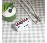 Étui en silicone discret pour KODAK CHARMERA porte-clés appareil photo numérique offrant une protection contre les chocs et une couverture d'objectif (gris)