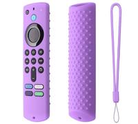 Étui en Silicone Durable pour télécommande,housse de protection compatible avec Amazon Fire TV Stick (3e génération) Anti-abrasion - Type Lavender