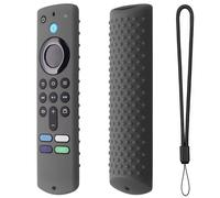 Étui en Silicone Durable pour télécommande,housse de protection compatible avec Amazon Fire TV Stick (3e génération) Anti-abrasion - Type Dark gray