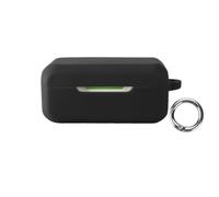 Étui en Silicone écouteurs pour Edifier Hecate GX03 Ultra : Housse de Protection en Silicone Souple, résistante aux Chocs et aux Rayures, avec Mousqueton - Accessoire pour écouteurs sans Fil, Noir