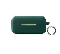 Étui en Silicone écouteurs pour Edifier Hecate GX03 Ultra : Housse de Protection en Silicone Souple, résistante aux Chocs et aux Rayures, avec Mousqueton - Accessoire pour écouteurs sans Fil, Vert