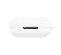 Étui en Silicone écouteurs pour Realme Buds Air8 Pro, étui de Protection intégral résistant aux Chocs et à la poussière, avec Porte-clés, pour Hommes et Femmes,Blanc