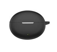 Étui en Silicone écouteurs sans Fil pour Oppo Enco Air5 Pro, étui de Protection Souple et résistant aux Chocs avec Mousqueton, Compatible avec Oppo Enco Air5 Pro (Noir)