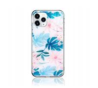 Étui en silicone Forcell Marble pour iPhone 11 Pro 5.8" Fleurs