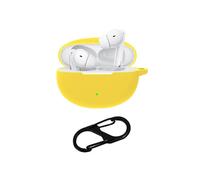 étui en silicone jaune compatible avec le bo?tier de charge des écouteurs Bluetooth Oppo Enco Free 3.