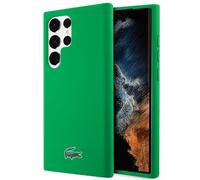 Étui en silicone Lacoste pour Samsung Galaxy S23 Ultra, vert