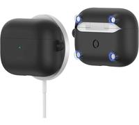 Étui en silicone noir avec aimants pour AirPods Pro 1/2