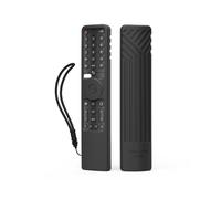 Étui en silicone noir avec cordon pour télécommande vocale intelligente Xiaomi Mi TV P1, P1e, Q1, Q1e