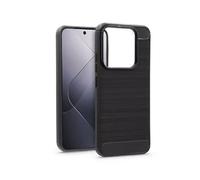Étui en silicone noir Forcell Carbon pour Xiaomi 14