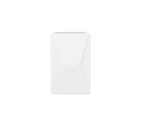 Étui en silicone pour antenne Starlink avec trou de suspension de protection contre les chutes et poignée supérieure portable (blanc)