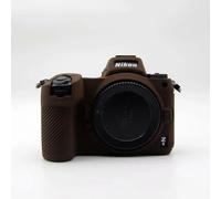 Étui en silicone pour appareil photo reflex numérique Nikon Z6 Z7 DSLR,housse de protection,sac vidéo - Type coffee