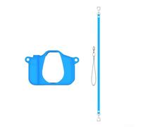Étui en silicone pour appareil photo Seckton X2 avec design profilé pour maintenir l'utilisation complète des commandes et options de connectivité (bleu)