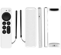Étui en Silicone pour Apple TV 4K Siri Remote 2nd Gen Non-Slip,étui de Protection Antichoc de la télécommande Skin Feel Remote Control,Conception de Couverture antidérapante et résistante à l'eau