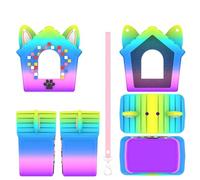 Étui en Silicone pour Bitzee Doghouse, Coque de Protection Souple Antichoc avec Lanière pour Enfants (Plusieurs Couleurs)