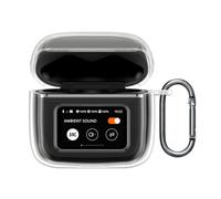 kwmobile Étui Compatible avec JBL Tour Pro 3 - Housse en Silicone Souple pour Écouteurs - Transparent