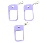 Étui en silicone pour bouteilles de 30 ml - Manchon de protection flexible - Porte-clés - Pratique pour les voyages - Réutilisable