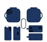 Étui en Silicone pour écouteurs CMF by Nothing Buds Pro2 Boîtier pour Écouteurs Antichoc Et Résistant Aux Rayures Et à la Poussière avec Crochet (Blue)