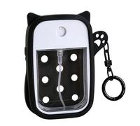 Étui en Silicone pour Flacon de Gel Hydroalcoolique,Souple et Portable avec Anneau Porte-Clés - Porte-Flacon de Désinfectant pour Main | pour Déplacements École Bureau Sac à Main Fille Femme