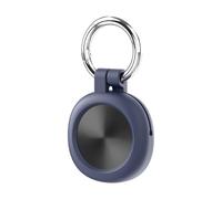 Étui en Silicone pour Galaxy SmartTag 3 Housse de Protection Antichoc, Épaisse et Robuste, Dotée d'une Découpe pour Le Haut-Parleur Revêtement Léger pour Traceur,Bleu Foncé