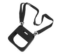 Étui en silicone pour haut-parleur d'équipement audio portable compatible avec Bose SoundLink Micro II, sangle épaule, résistant aux chocs et aux rayures, multicolore (noir)