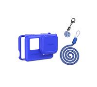 Étui en silicone pour objectif Insta360Pro/Ace, protection antichoc avec dragonne et cordon anti-perte - Compatible avec la caméra sport 360Ace