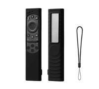Étui en Silicone pour Samsung BN59-01480D/1432A/1455A/1385A Housse de Protection pour télécommande de Smart TV, Étui de Protection en Silicone antichute et Anti-poussière (Noir)