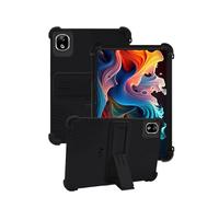 Étui en silicone pour tablette DOOGEE T30E 11 pouces avec couverture complète, anti-choc, anti-rayures, support réglable, silicone souple et design multi-trous pour une dissipation rapide de la