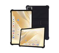 Étui en silicone pour tablette Doogee U11 Pro 2025 11" avec couverture complète, résistant aux chocs, anti-rayures, support réglable, noir