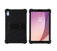 Étui en silicone pour tablette Lenovo Tab M9 HD 9" TB-310FU 2023, adapté aux enfants, coque réglable en silicone souple avec support pour tablette M9 HD 9" TB-310FU (noir)