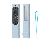 Étui en Silicone pour télécommande, Compatible avec Samsung BN59-01480D/1432A/1455A/1385A ; Coque de Protection pour télécommande TV (étui Seul) (Bleu Fluo)