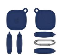Étui en Silicone pour Tile by Life360 Mate 2024, Housse de Protection Anti-Chute et Anti-poussière avec Crochet pour Tile by Life360 Mate Traceur Bluetooth Accessoires (Bleu)