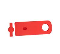 Étui en silicone PU585 pour caméra d'action Ricoh Theta SC2 360, avec cache-objectif en silicone rouge.