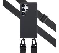 Étui en silicone Selencia avec dragonne amovible pour Samsung Galaxy S25...