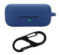Etui en silicone souple avec boucle anti-perte pour ecouteurs Bluetooth Sony WF-C510 - Noir