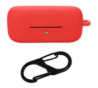 Etui en silicone souple avec boucle anti-perte pour ecouteurs Bluetooth Sony WF-C510 - Noir