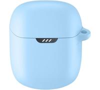 Étui En Silicone Souple Compatible Jbl Quantum Stream Wireless - Protection Anti-Rayures Et Anti-Chocs Avec Crochet Portable, Bleu Ciel
