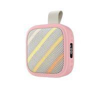 Étui en Silicone Souple Enceinte sans Fil pour Soundcore Boom Go 3i étui de Protection 360° intégral, résistant aux Chocs, Anti-poussière et Anti-Traces de Doigts, en Caoutchouc Souple, Rose