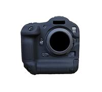 Étui en silicone souple pour appareil photo Canon EOS R3 sans miroir Noir