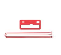 Étui en silicone souple pour appareil photo Kodak Charmerra porte-clés avec cache d'objectif - Protection anti-rayures en 7 couleurs - pour étui fin 6,1 x 2,8 cm (rouge)